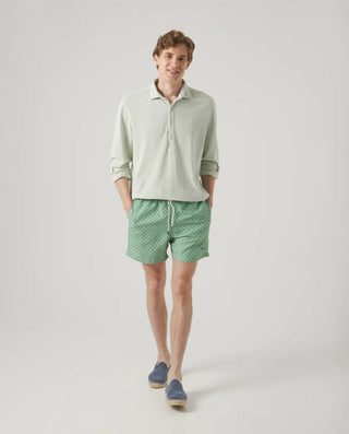 BAÑADOR FLOWERS  CLASSIC KHAKI