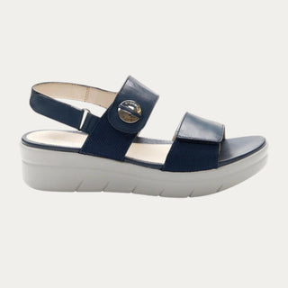 SANDALIAS DE CUÑA AQUA III 12 AZUL OSCURO