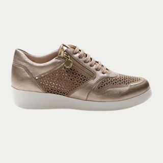 PASEO IV 27 LAMINATED LTH/VELOUR ORO