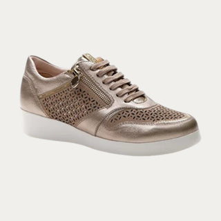 PASEO IV 27 LAMINATED LTH/VELOUR ORO