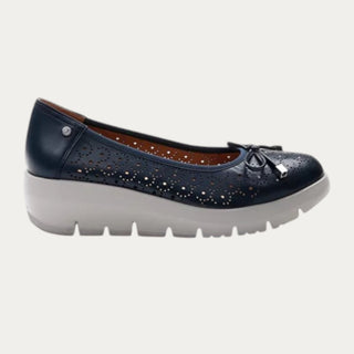 PLUME 12 NAPPA LTH OCEAN BLUE