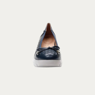 PLUME 12 NAPPA LTH OCEAN BLUE