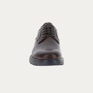 Zapato derby Beviá Forever 2 en piel marrón con cordones, diseño clásico y suela de EVA amortiguada