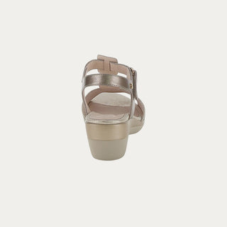 SANDALIAS DE CUÑA VANITY BEIGE