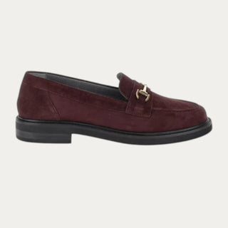 CELINE 5 GOAT SUEDE BURDEOS