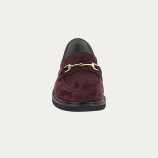 CELINE 5 GOAT SUEDE BURDEOS