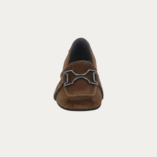 ZAPATO TACON IRIS ANTE MARRON