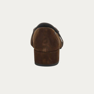 ZAPATO TACON IRIS ANTE MARRON