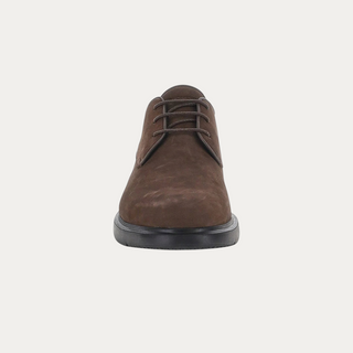 Zapato Derby Beviá Truman 12 de nobuk marrón oscuro con cordones y suela de EVA para hombre