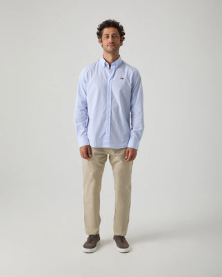 CAMISA VICHY CELESTE