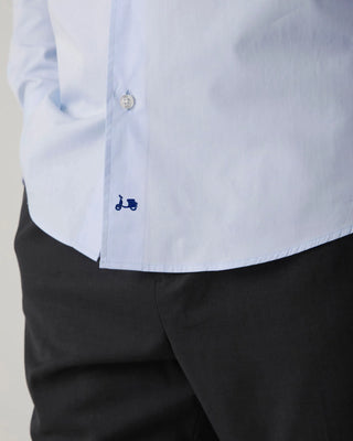 CAMISA CLASSIC ORGANIC CELESTE