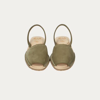 MENORQUINA MUJER NUBUCK KHAKI