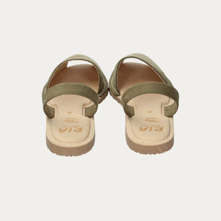MENORQUINA MUJER NUBUCK KHAKI