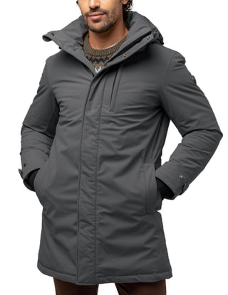PARKA RAINY GRIS OSCURO