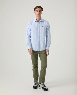 CAMISA OXFORD CLASSIC CELESTE