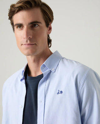 CAMISA OXFORD CELESTE