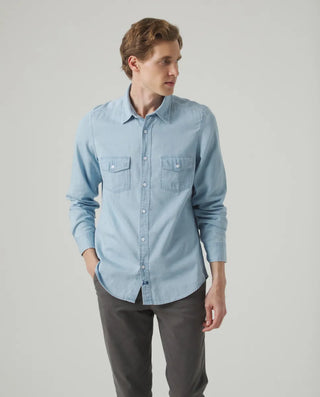CAMISA DENIM POCKETS INDIGO