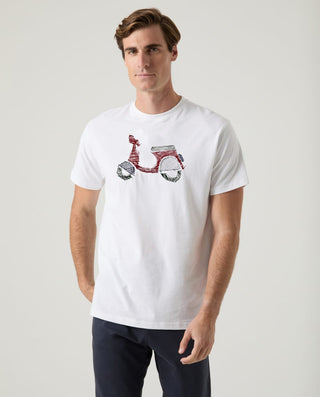 CAMISETA LOGO FRONTAL BLANCO