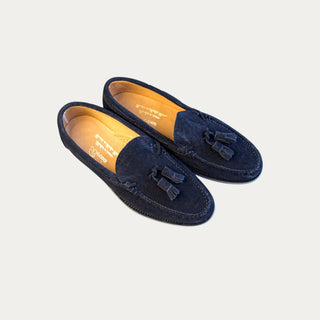 MOCASIN ANTE AZUL MARINO BORLAS