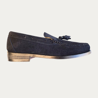MOCASIN ANTE AZUL MARINO BORLAS