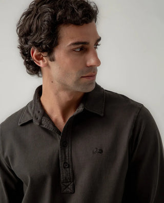 POLO RUGBY BROTHER GRIS OSCURO