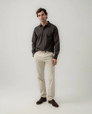 POLO RUGBY BROTHER GRIS OSCURO