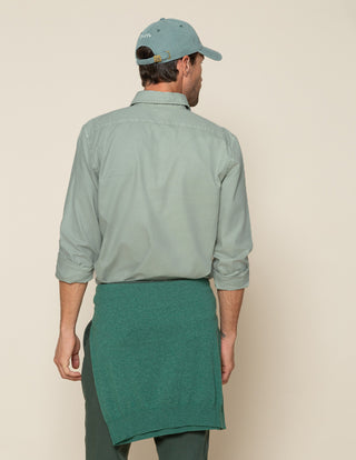CAMISA ESTRUCTURA PINPOINT VERDE GRISÁCEO
