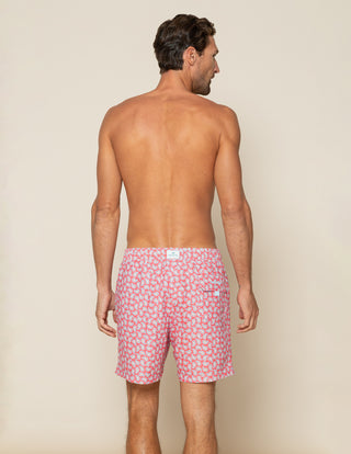 BAÑADOR PAISLEY ECO FRAMBUESA