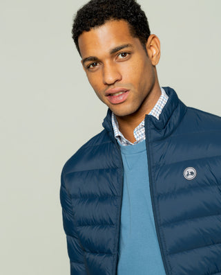 CHAQUETA CLASSIC ACOLCHADO AZUL GRISÁCEO