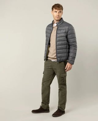 CHAQUETA CLASSIC ACOLCHADO GRIS OSCURO