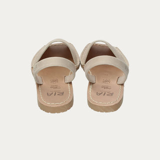 Parte trasera de menorquinas beige para hombre