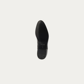 Beviá ZAPATO REGENT DERBY PIEL VACUNO NEGRO, zapato clásico de vestir para hombre en piel vacuno negra con acabado brillo suave.