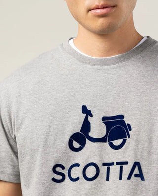 CAMISETA LOGO SCOTTA FLOC GRIS