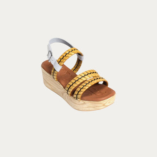 SANDALIA WOOD MOSTAZA.
